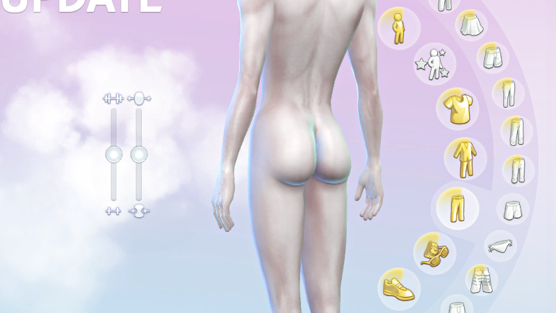 Male soft bottom mesh