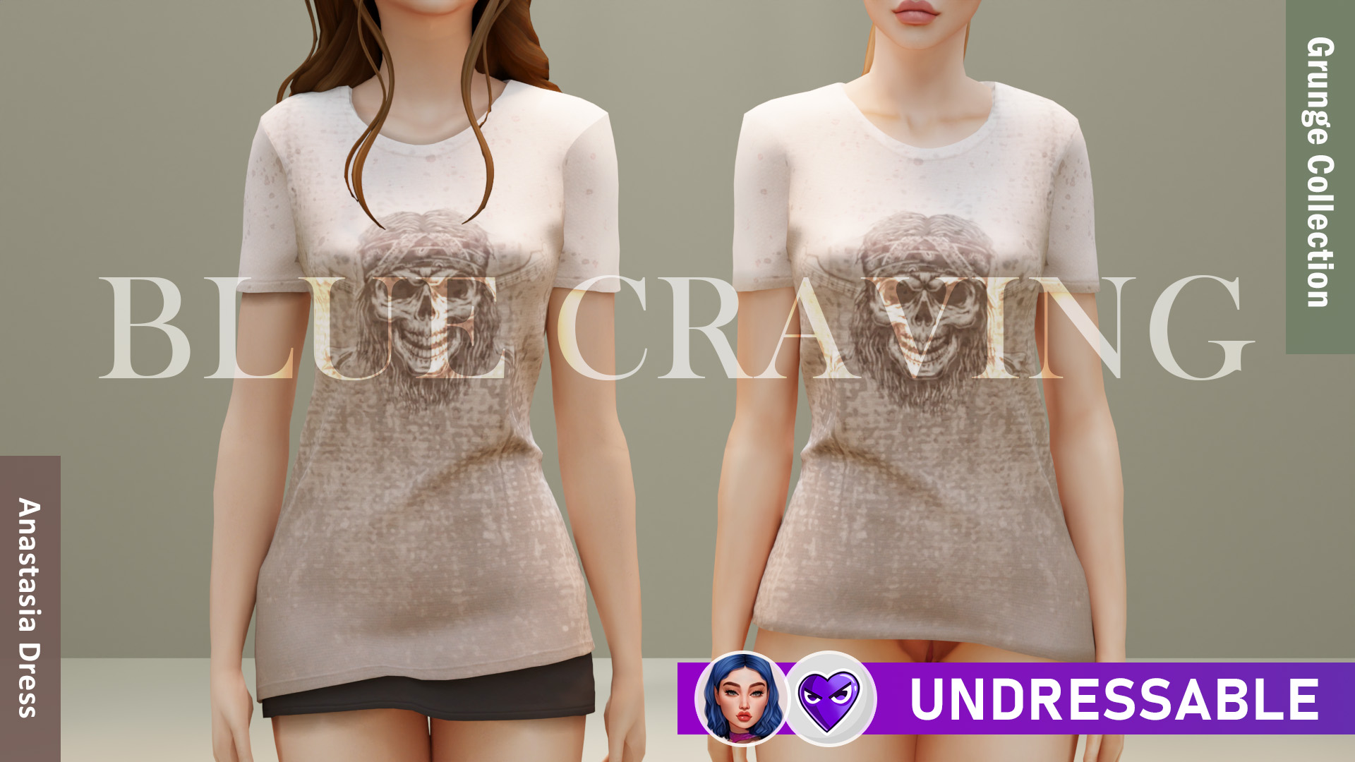 Blue Craving - Grunge Anastasia Dress