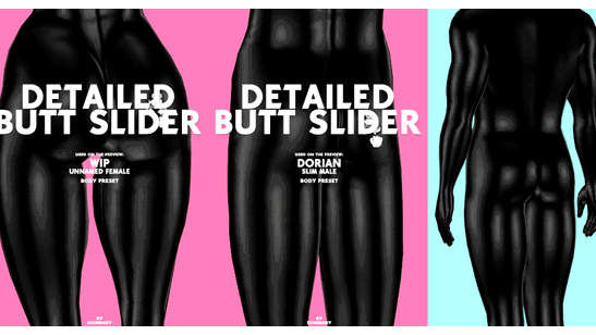 Detailed Butt Slider