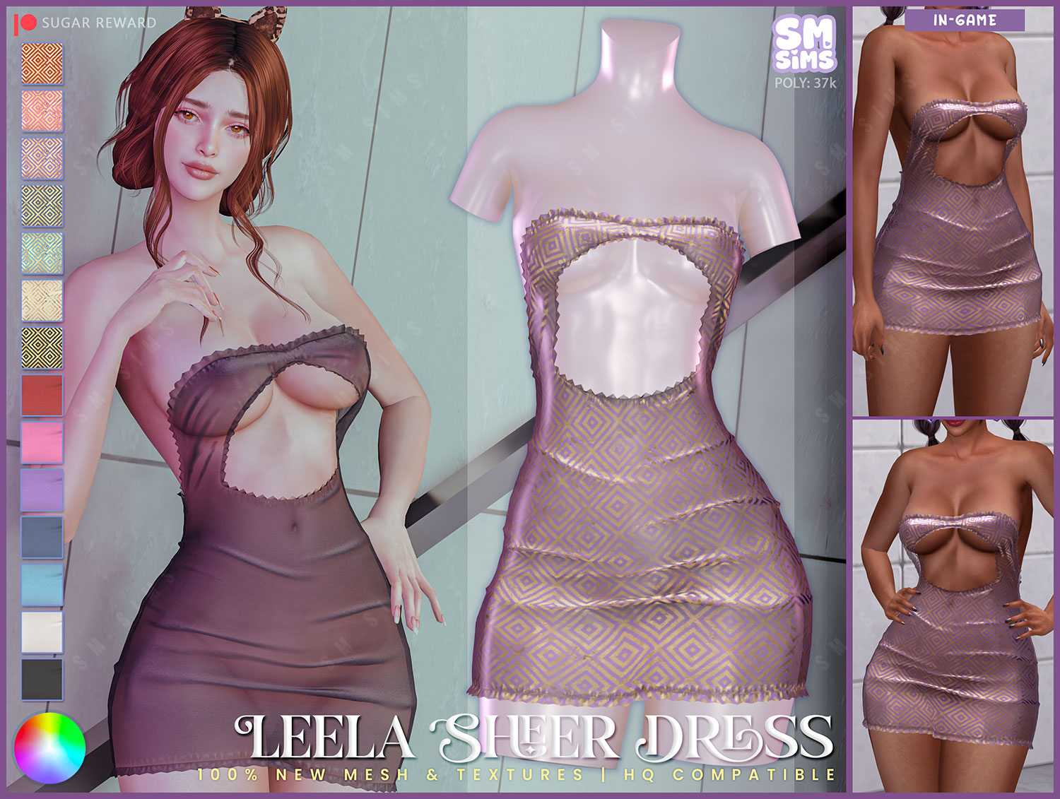 Leela Sheer Dress