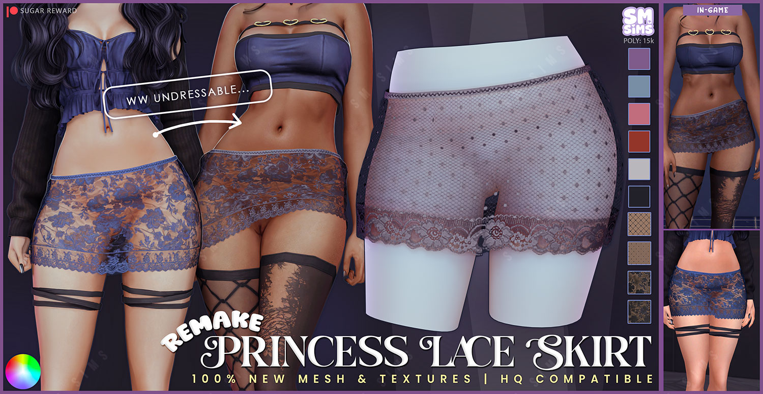 Princess Lace Skirt REMAKE ~UNDRESSABLE~