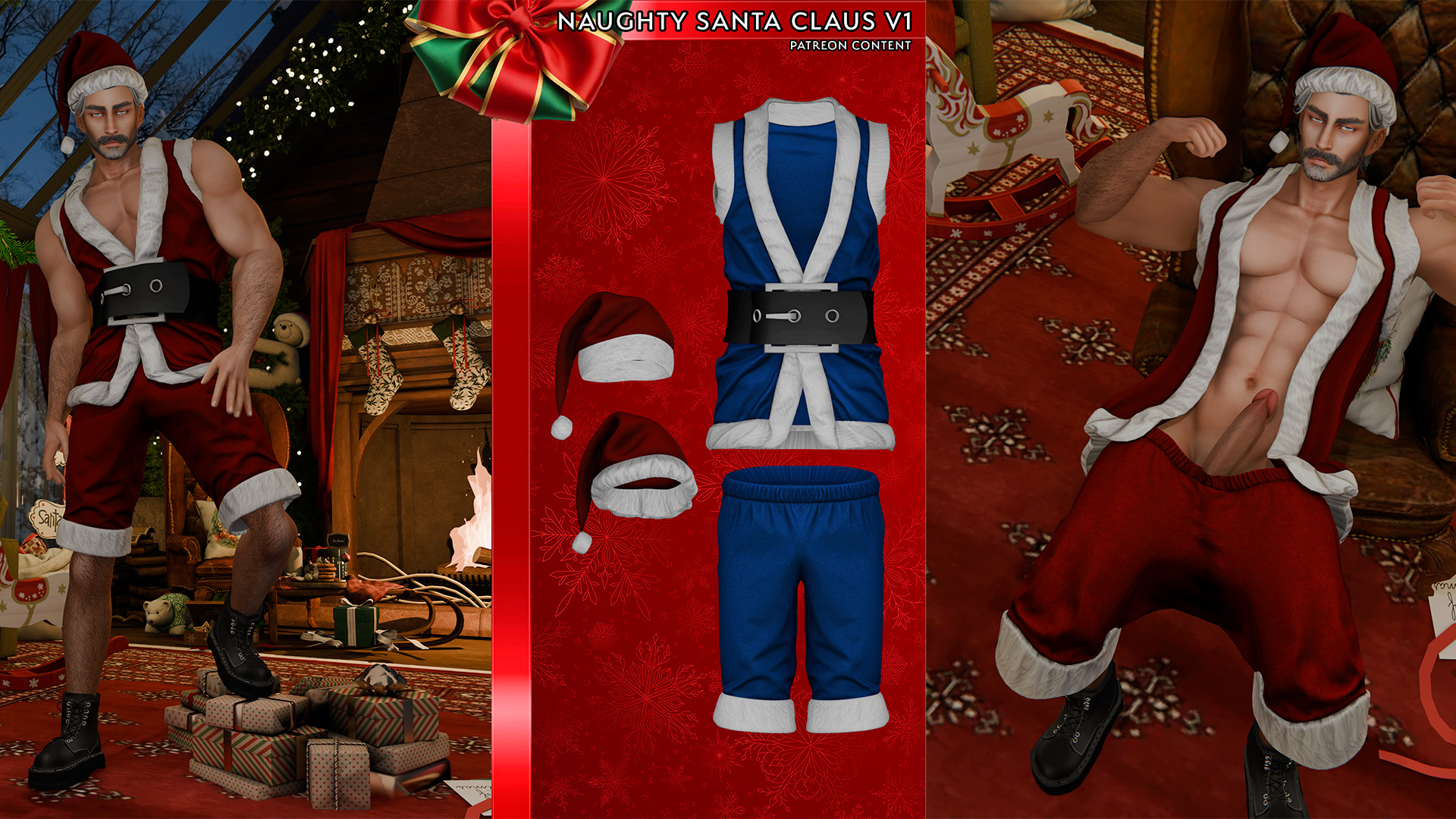 Naughty Santa Claus - Set