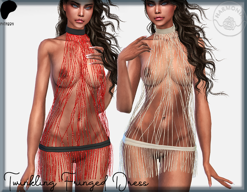 Twinkling Fringed Dress