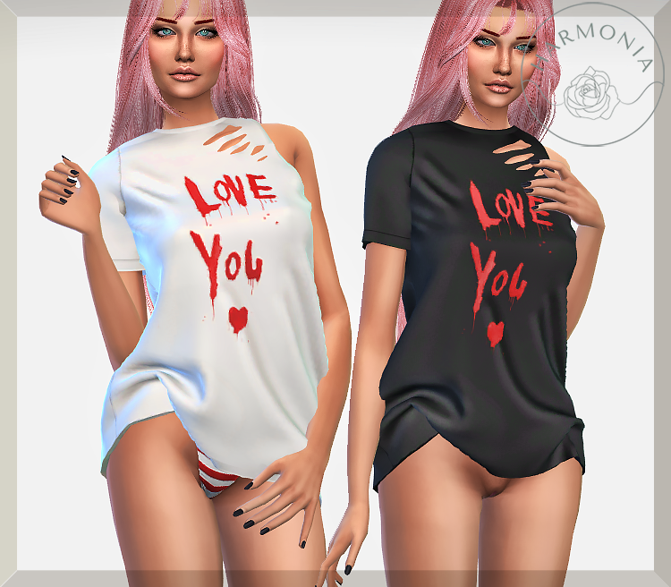🥵Distressed one shoulder T-shirt