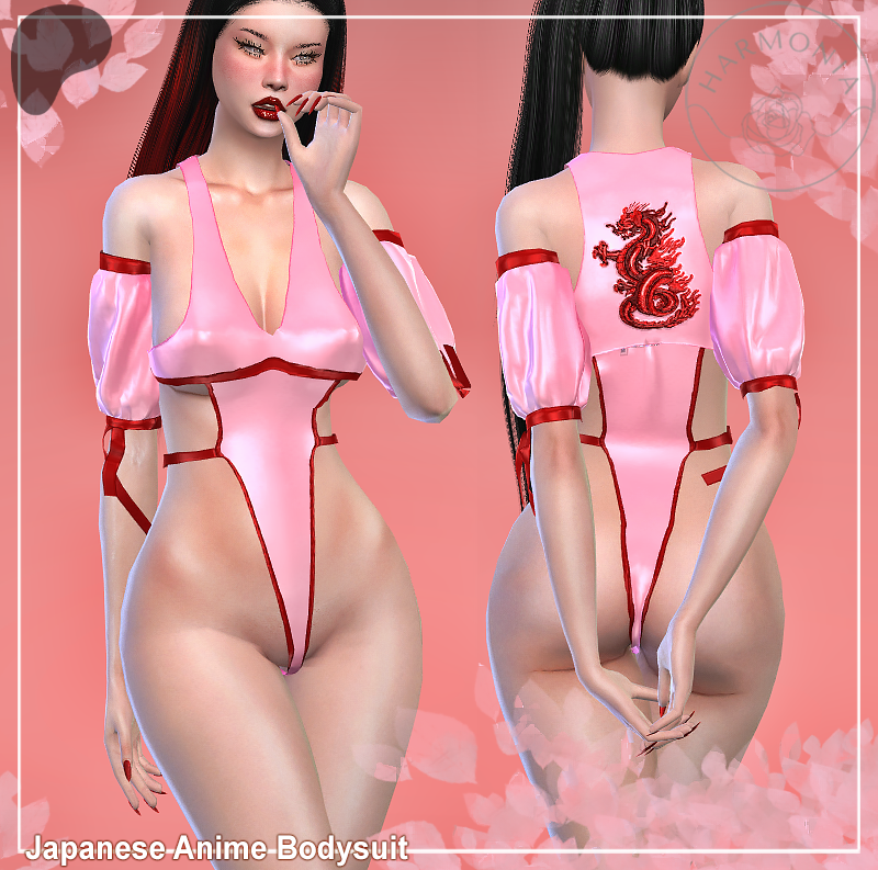 ⋆｡‧˚ʚ🍓ɞ˚‧｡⋆Japanese Anime Bodysuit