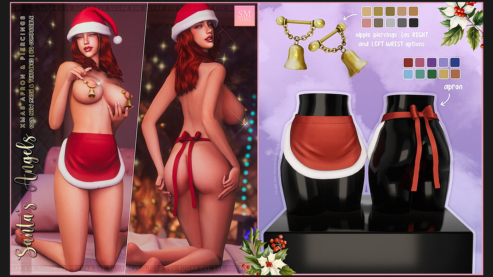 Santa's Angels | Xmas Apron & Piercings