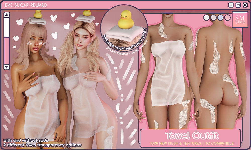 Towel Outfit Set