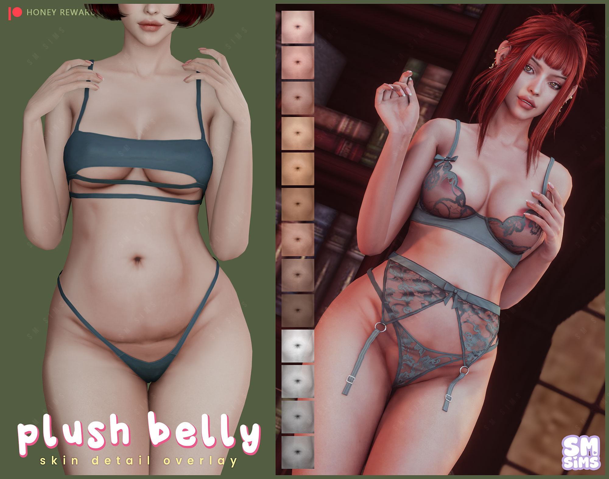 Plush Belly Skin Detal Overlay (for Eve V10+ shape)
