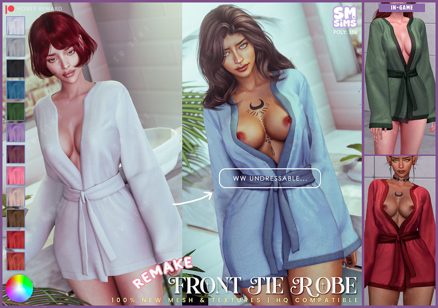 Front Tie Robe REMAKE ~UNDRESSABLE~ (UPDATED 1/2)