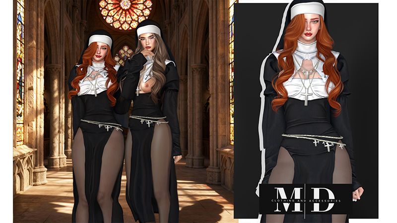 nun cosplay for women